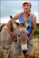 Au pas de l'&acirc;ne - Sylvie et son &acirc;ne &copy; Au pas de l'&acirc;ne