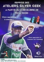 Silver Geek - Atelier de d&eacute;couverte d'initiation au E-Bowling_Sommi&egrave;res - Affiche &copy; Calade