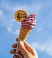 glacier - Glace fraise &copy; Les Fr&eacute;rots Givr&eacute;s