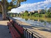 Rando de Sommi&egrave;res &agrave; Villevieille - Pont romain de Sommi&egrave;res &copy; OT Pays de Sommi&egrave;res