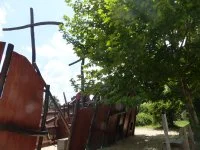 Le bateau pirate de Green Park - Vue de l'aire de jeux bateau pirate &copy; libre de droit
