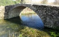 Pont de pierre &agrave; Saint-Cl&eacute;ment &copy; A. GRIFFON - Dpt30