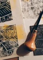 Stage : 2 jours pour cr&eacute;er une carte postale d'impression artisanale !_Calvisson &copy; Mairie de Calvisson
