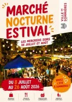 March&eacute; nocturne de Sommi&egrave;res_Sommi&egrave;res - Affiche &copy; Mairie de Sommi&egrave;res