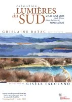 Exposition Lumi&egrave;res du Sud - Ghislaine Batac & Gis&egrave;le Escolano_Sommi&egrave;res &copy; mairie de Sommi&egrave;res