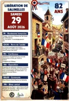82 ans de la lib&eacute;ration de Salinelles - Affiche &copy; Restaurant Lou Pesco Loco
