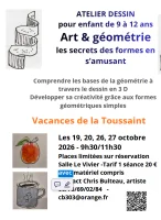 Atelier dessin Art & G&eacute;om&eacute;trie_Aubais &copy; Christophe Bulteau