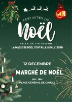 Affiche March&eacute; de No&euml;l &copy; Mairie de calvisson