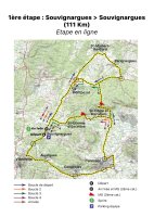 Plan circuit © Montpellier Languedoc Cyclisme