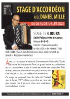 Stage d'accordéon avec daniel mille - Daniel Mille et son accordéon © Jazz à Junas