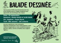 Balade dessinée © Aspères Terre de Vie