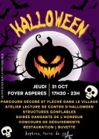 Halloween Flyer © Association Aspères Terre de vie