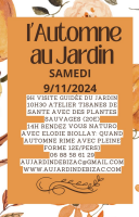 Les Rendez-vous Naturo_Calvisson - Affiche © Au Jardin de Bizac