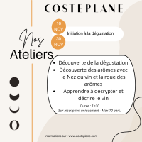 Atelier dégustation © Costeplane