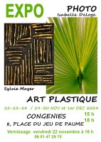 Exposition Congénies - Affiche © Sylvie Mayer et Isabelle Deloge