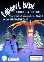 Spectacle Cabaret bébé sous la neige_Calvisson - Affiche © Mairie Calvisson