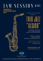 Jam Session Trio Jazz Asaro - Affiche © Franck Alonso