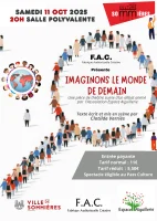 Th&eacute;&acirc;tre Imaginons le monde de demain_Sommi&egrave;res - Affiche de la pi&egrave;ce de th&eacute;&acirc;tre &copy; Mairie de Sommieres