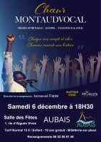 Affiche concert Aubais 6-12-25 &copy; Montaud Vocal