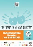 Festival Printemps des Po&egrave;tes_Sommi&egrave;res - Affiche &copy; La Bo&icirc;te &agrave; Po&eacute;sie