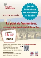 Visite guid&eacute;e "Le pont romain de Sommi&egrave;res"_Sommi&egrave;res - Affiche de la visite guid&eacute;e &copy; Service patrimoine de Sommi&egrave;res