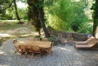 Terrasse - Photo de la terrasse &copy; Moulin du meunier