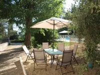 Meubl&eacute; de tourisme - Terrasse &copy; G&icirc;te du Mas de Coste
