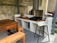 Le Mas Bleu_Sommi&egrave;res - Cuisine d'&eacute;t&eacute; en plein air &copy; Le Mas Bleu_Sommi&egrave;res
