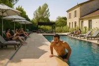 H&ocirc;tel - Espace piscine &copy; H&ocirc;tel L'Estelou
