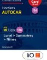 Ligne 136 - Lunel > Sommières > Nîmes