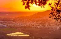 Coucher de soleil Calvisson