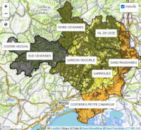 Carte quotidienne de risque "Incendies de forêts" - GGard