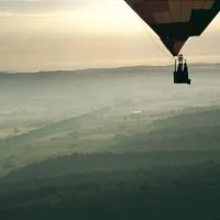 Dans les airs - montgolfi&egrave;re