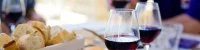 Verre de vin &agrave; table terroir